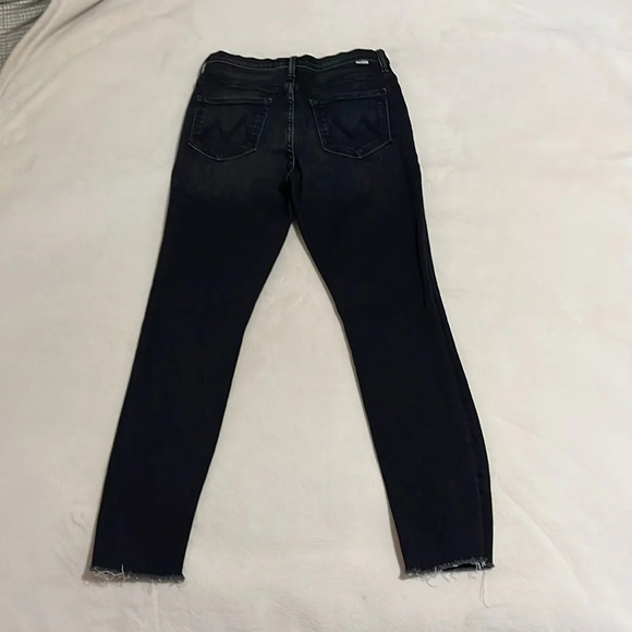 MOTHER The Pixie Swooner  Ankle fray Jeans In thunder road size 29 - Picture 6 of 11